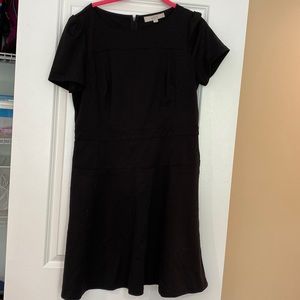 Black short sleeved Loft dress